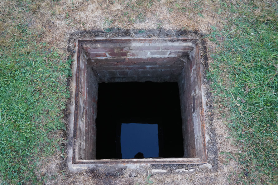 Old underground storage tank